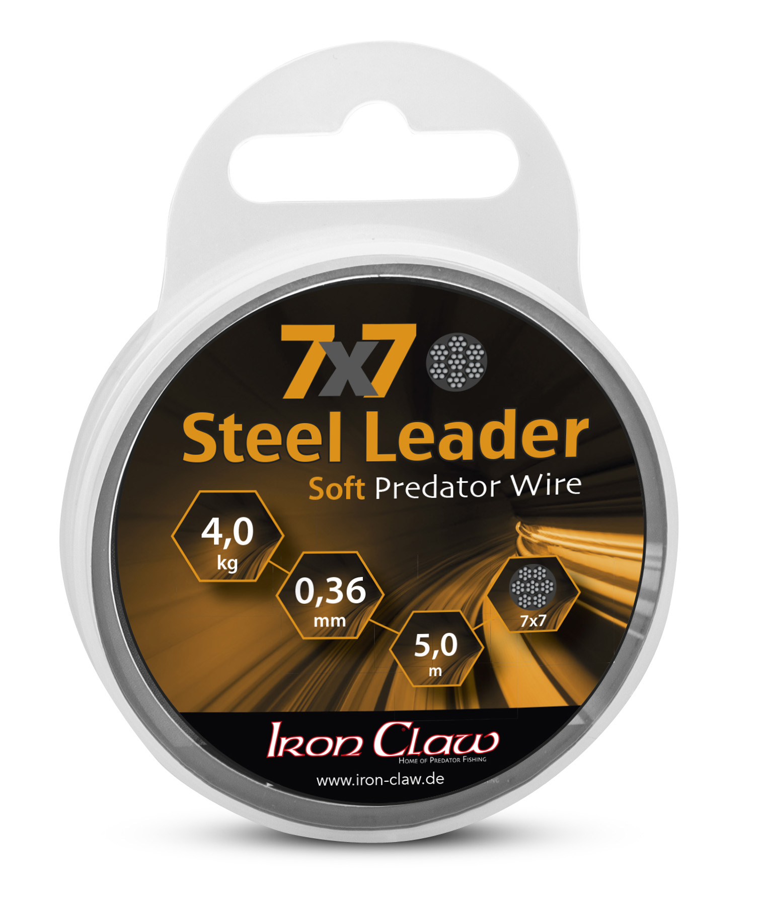 Immagine di IRON CLAW 7x7 Steel Leader 12kg 5m