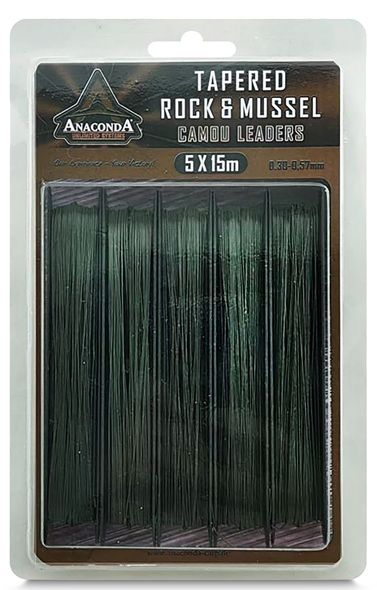 Picture of ANACONDA Tapered Rock&Mussel Camou Leaders