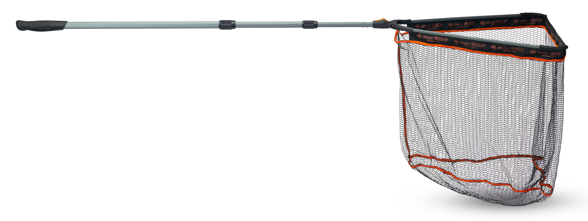 Picture of IRON TROUT Kompakt Tele Forellenkescher gum. 2,40m 3tlg.