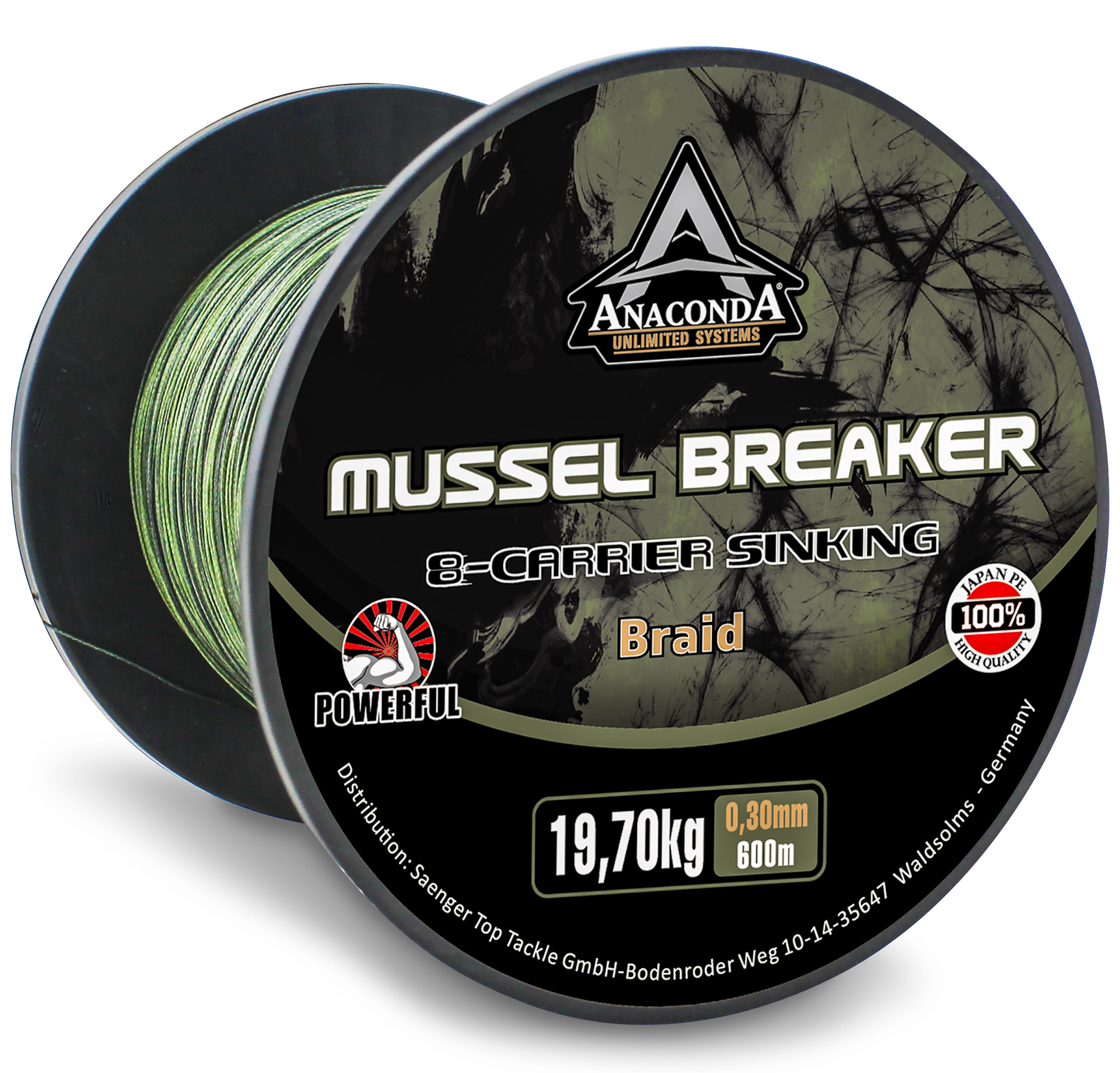 Bild von ANACONDA X-8 Carrier Mussel Breaker sinking 600m 0,35mm