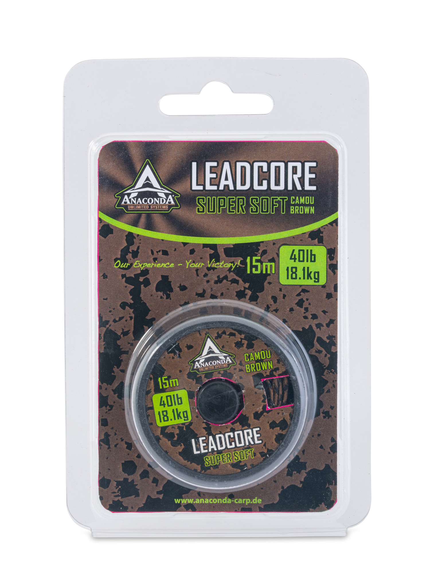 Picture of ANAC Super Soft Leadcore Camou Brown 15m/60lb