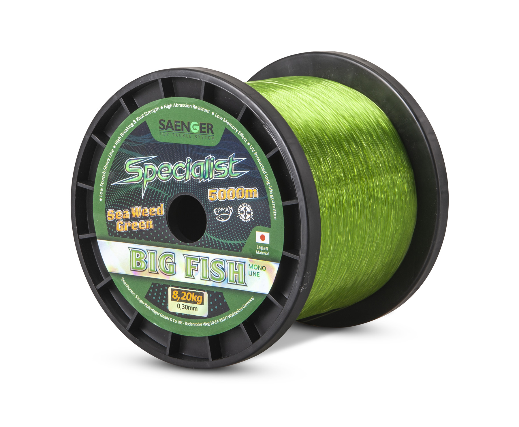 Picture of Specialist BigFish Mono Green 5000m 0,26mm 6,20 kg
