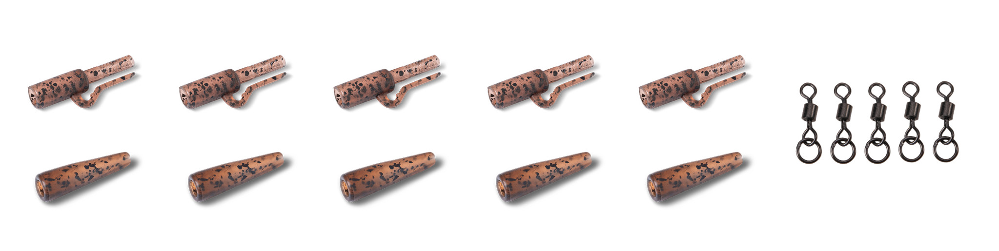 Bild von Jungle Brown Saftey Lead Clip Kit 5pcs.