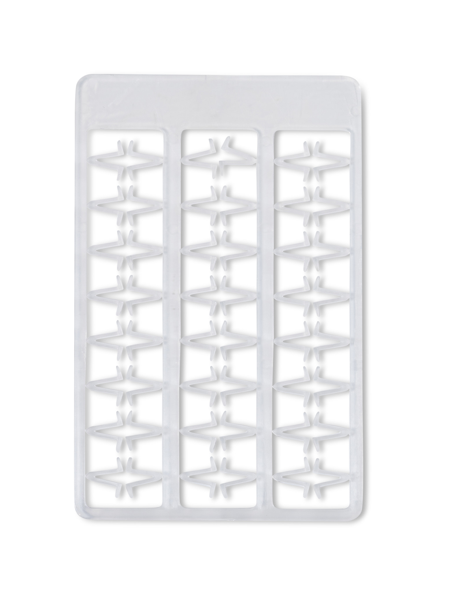 Bild von Solid V-Shape Boilie Stops Large 96pcs. Clear