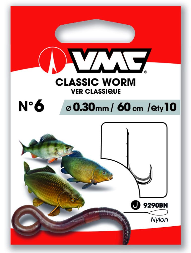 Immagine di WORM RED 60CM NYLON 0.30 H2