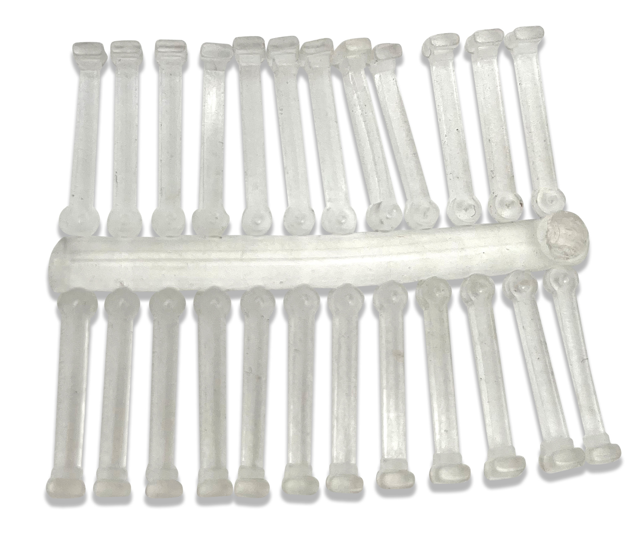 Bild von Silicone Boilie Snowman Stops 18mm/24pcs.