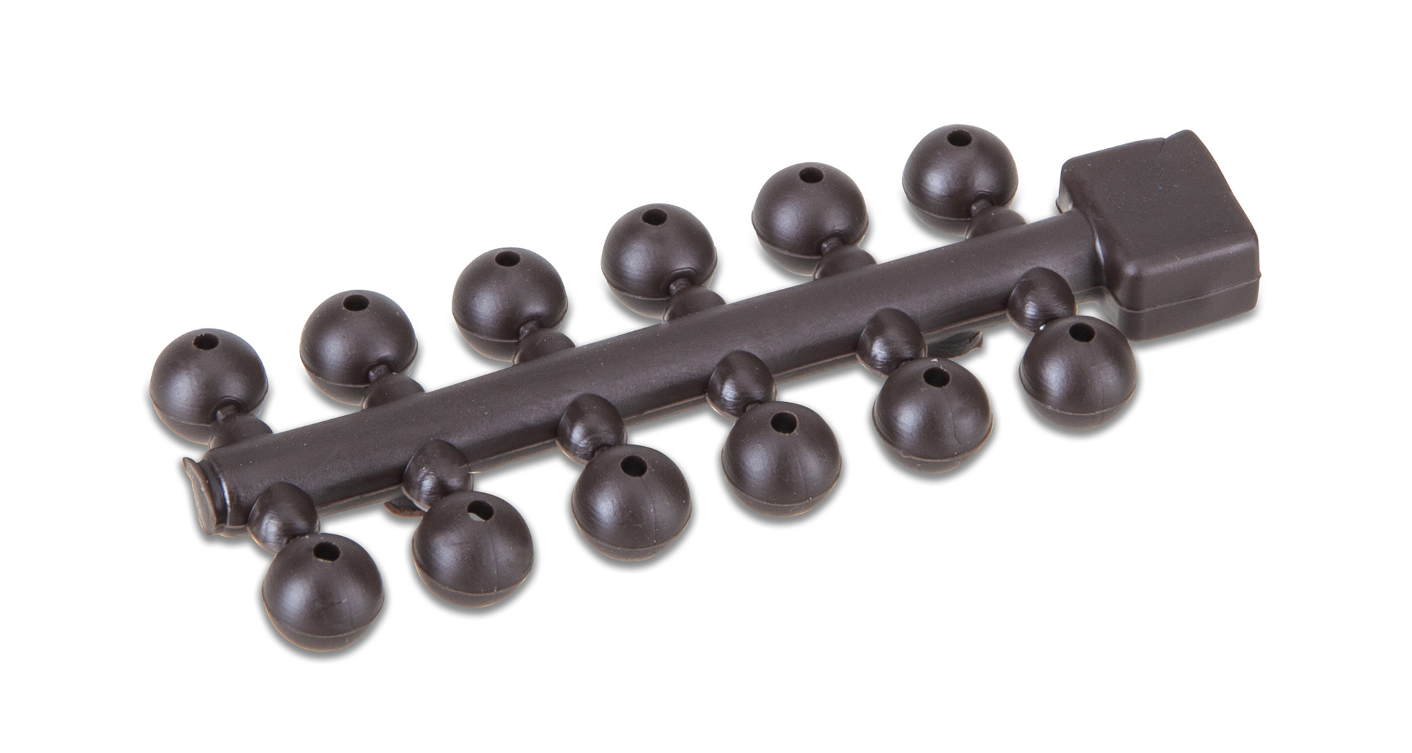 Bild von Tapered Bore Beads 6mm 24pcs. Brown