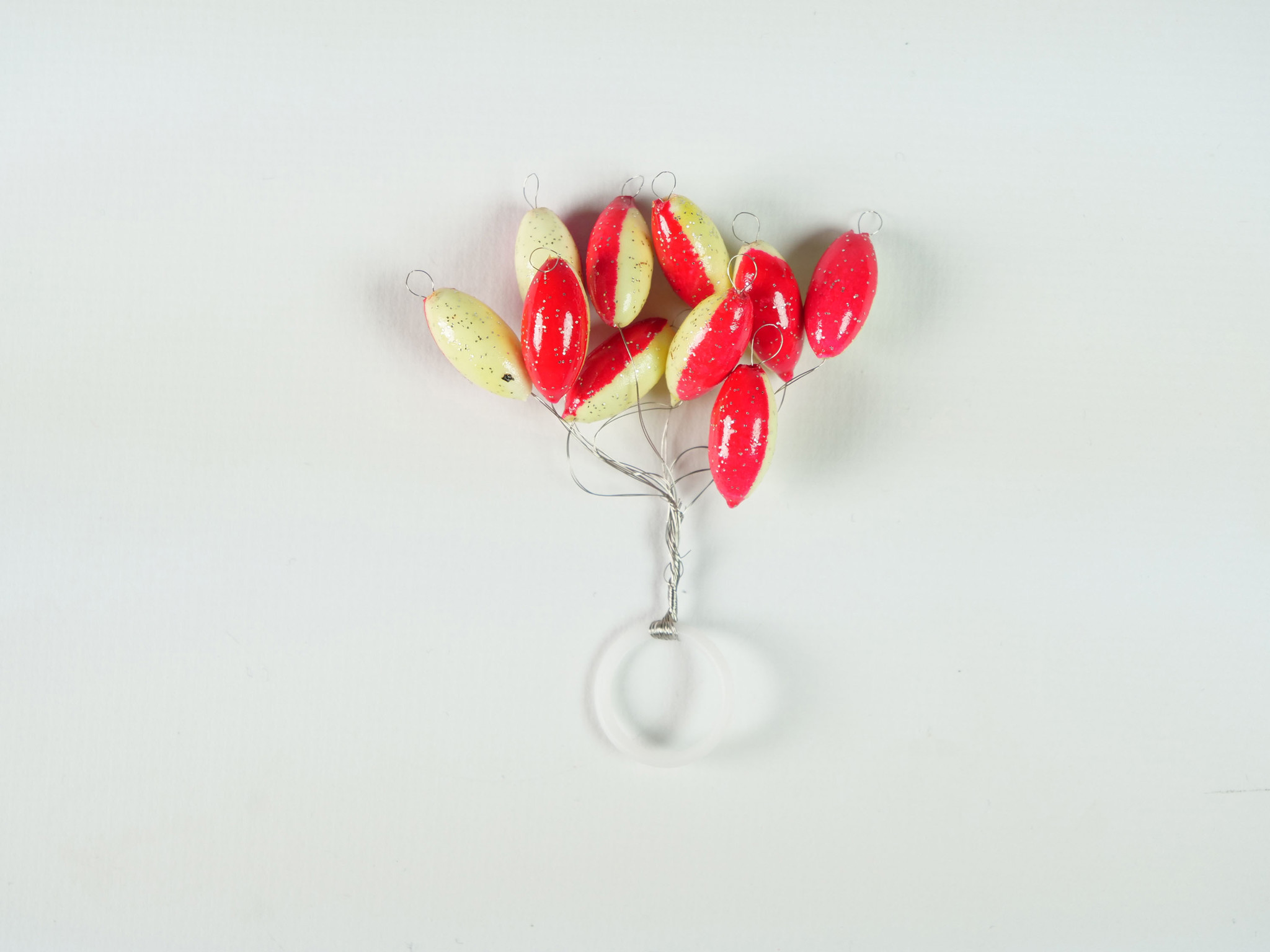 Immagine di OVAL FLOATING BEAD PINK X10
