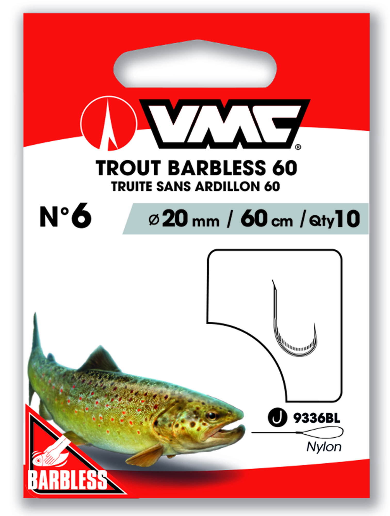 Bild von TROUT BARBLESS60 9336 8 X10