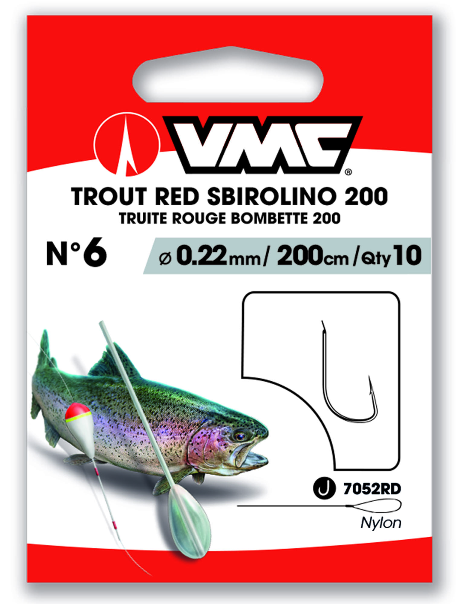 Bild von TROUT RED SBIR200 7052 4 X10
