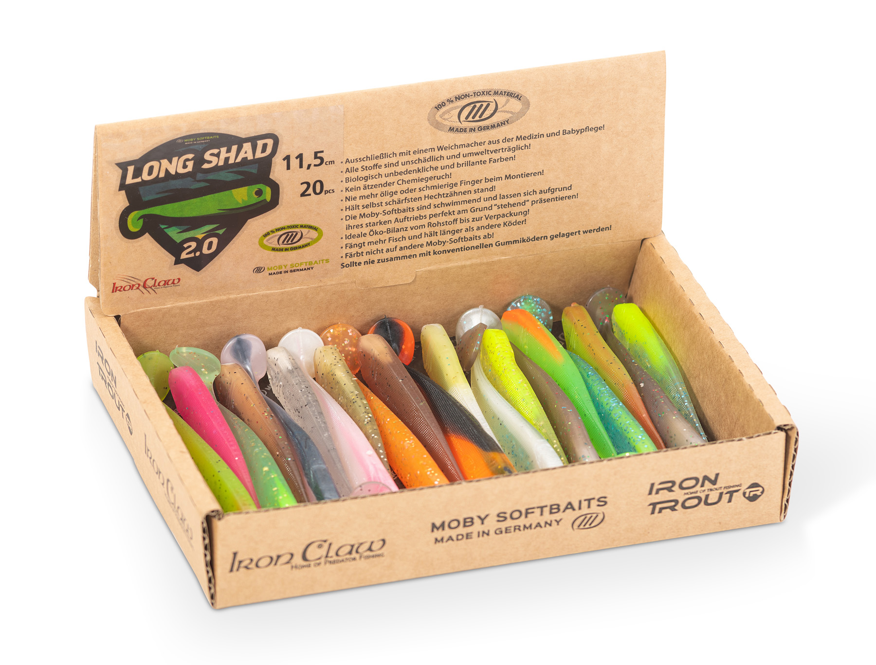 Picture of Long Shad 2.0 WILD MIX 20 Stück