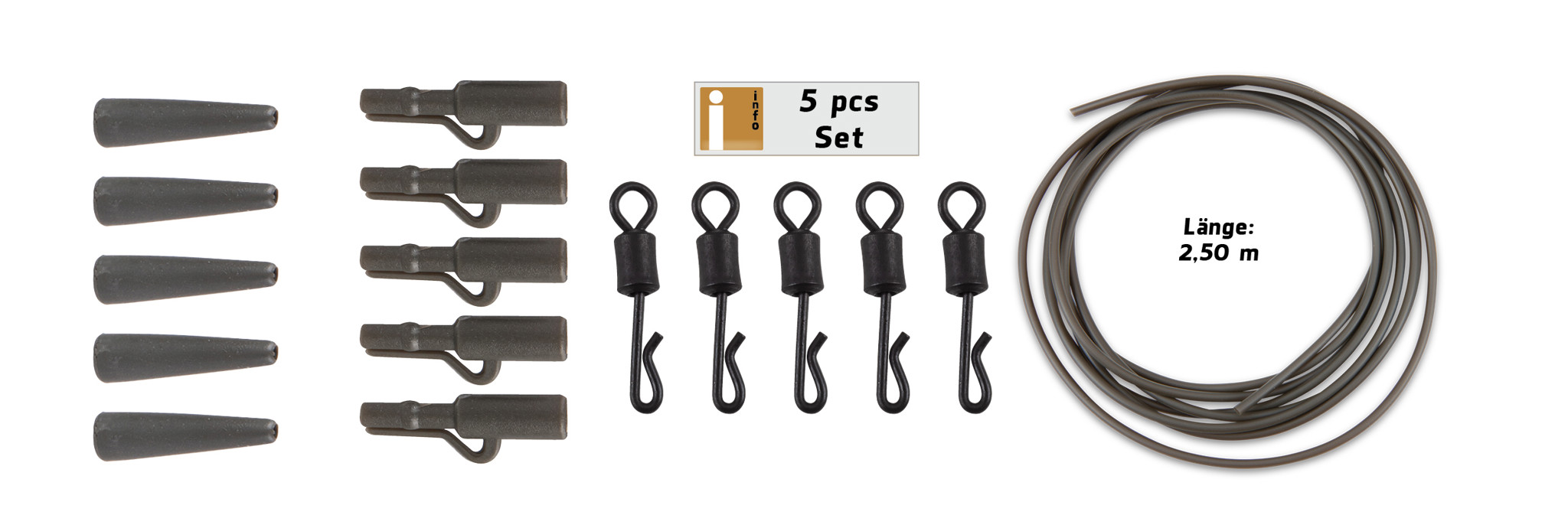 Bild von Quick Change Saftey Clip Power Pack 5 Kits green