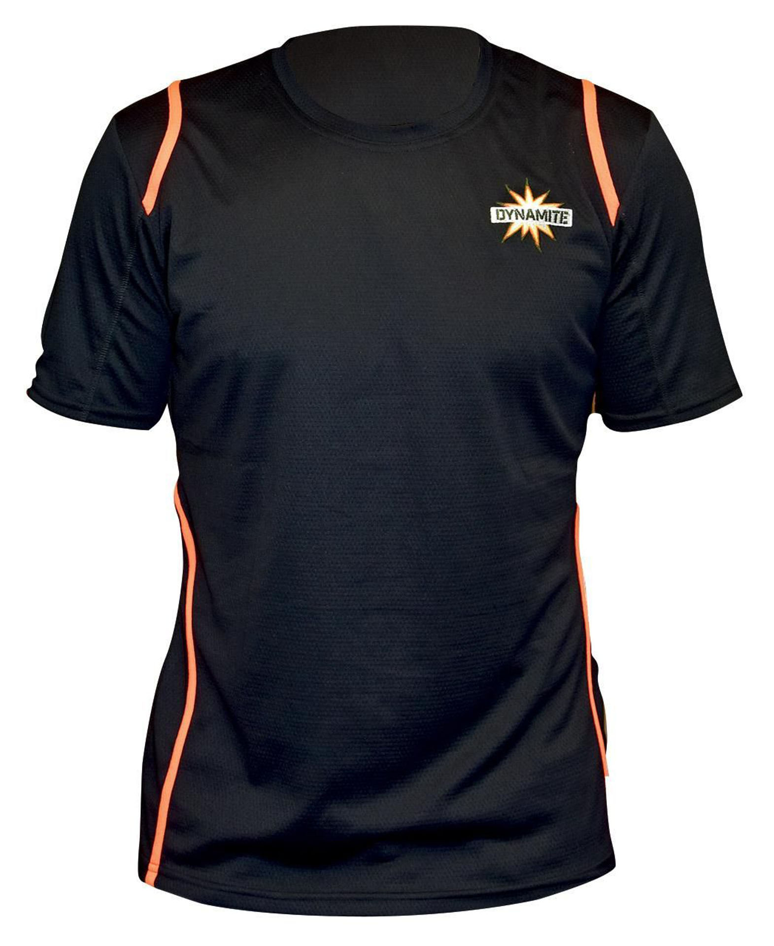 Bild von MATCH T-SHIRT BLACK/ORANGE XL