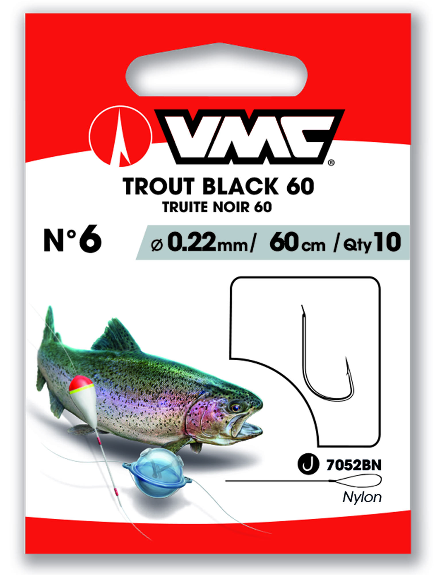 Bild von TROUT BLACK60 7052 10 X10