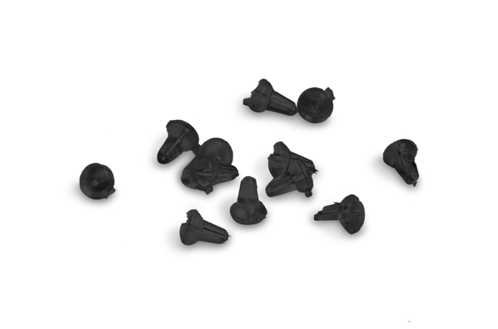 Bild von D-Rig-Hook Bell Stops 40pcs. Black