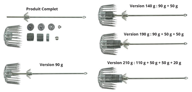 Image de SQUID JIG NEEDLE (Adjustable Weight)