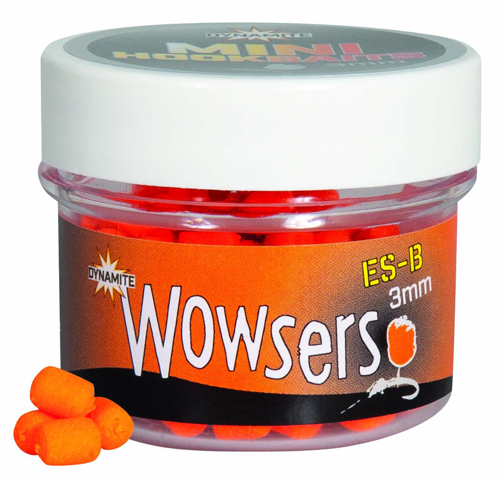 Bild von WOWSERS ORANGE ES-B 3MM MINI HOOKBAITS