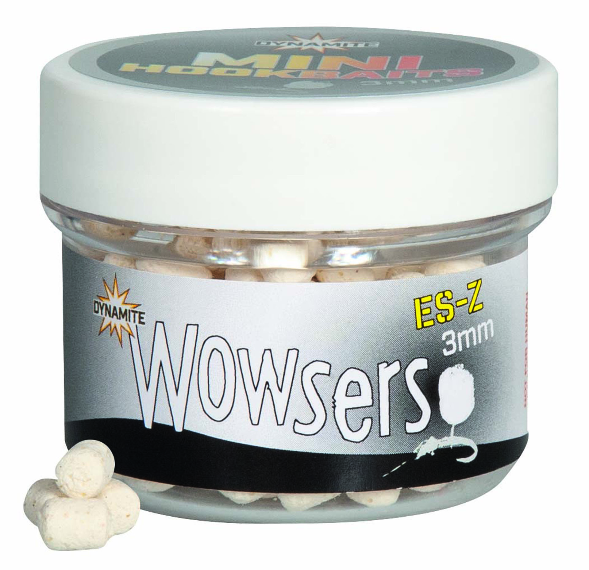 Bild von WOWSERS WHITE ES-Z 3MM MINI HOOKBAITS