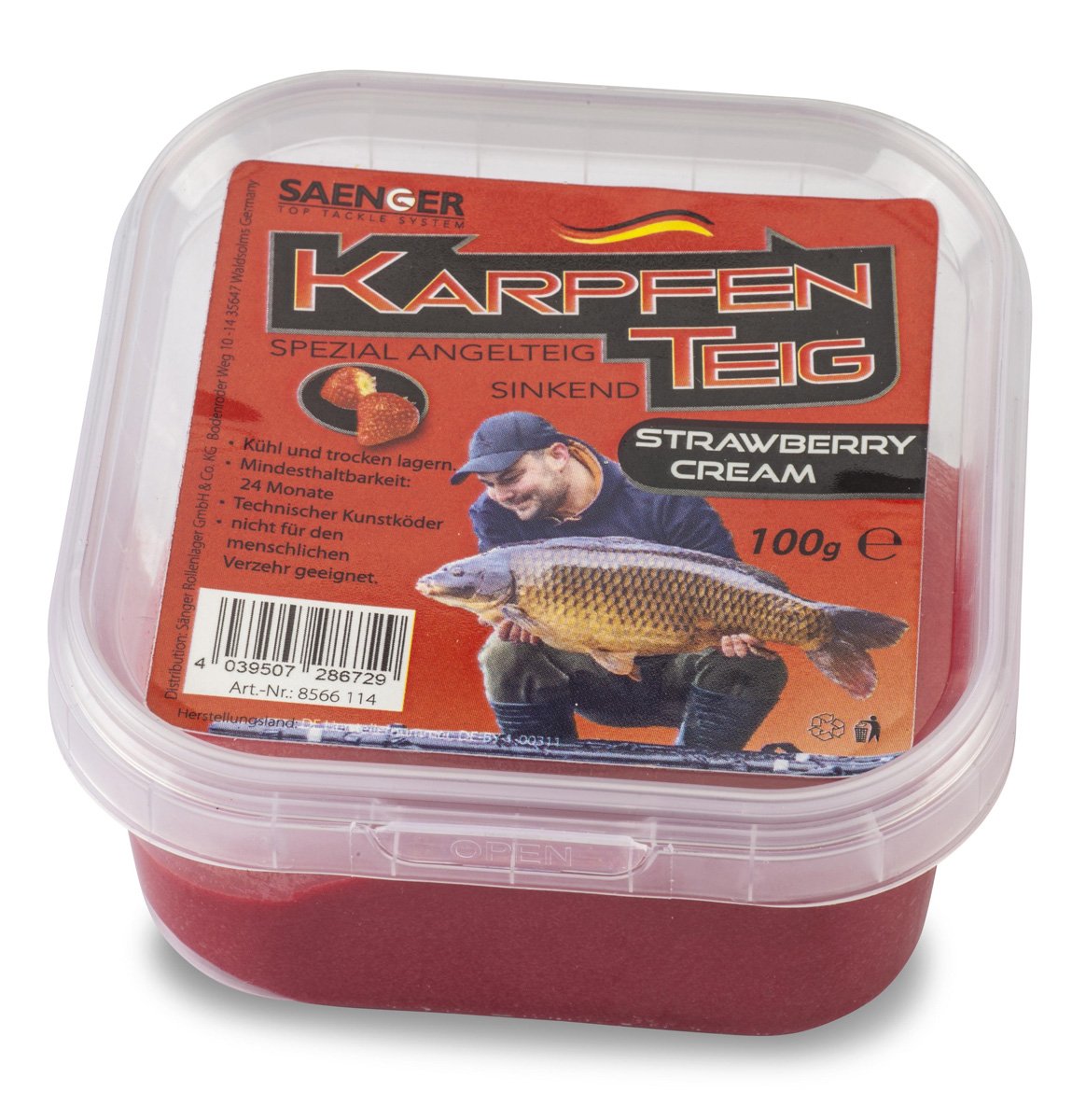 Picture of Karpfenteig 100g Strawberry Cream