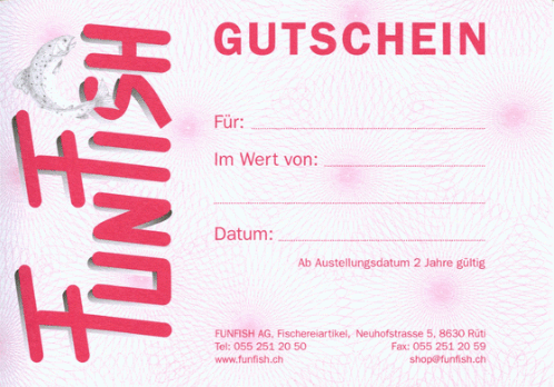 Image de FUNFISH GESCHENKGUTSCHEIN 400.-