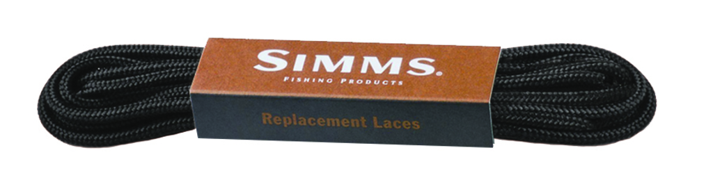 Image de SIMMS REPLACEMENT LACES BLACK ERSATZ SCHNÜRSENKEL