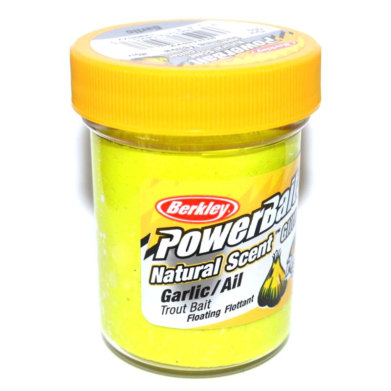 Bild von BERKLEY TROUT BAIT GARLIC SUNSHINE YELLOW GLITTER NATURAL SCENT