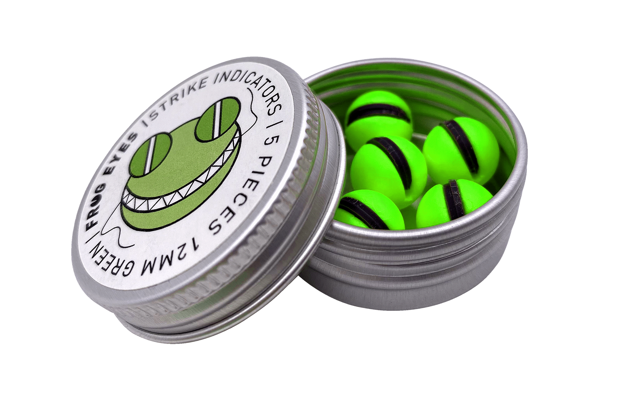 Bild von FROG EYES STRIKE INDICATOR BISSANZEIGER GREEN