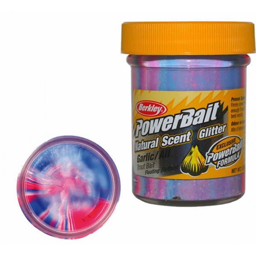 Bild von BERKLEY POWERBAIT GARLIC CAPTAIN AMERICA GLITTER TROUT BAIT