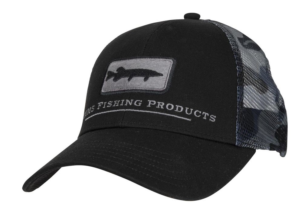 Bild von SIMMS MUSKY ICON TRUCKER CAP WOODLAND CAMO STORM