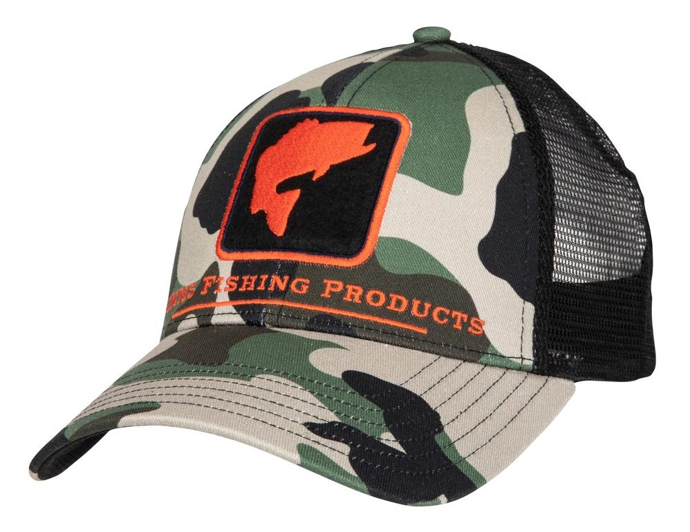 Bild von SIMMS BASS ICON TRUCKER CAP WOODLAND CAMO