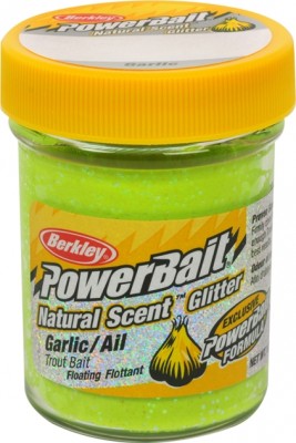 Bild von BERKLEY POWERBAIT TROUT BAIT GARLIC CHARTREUSE