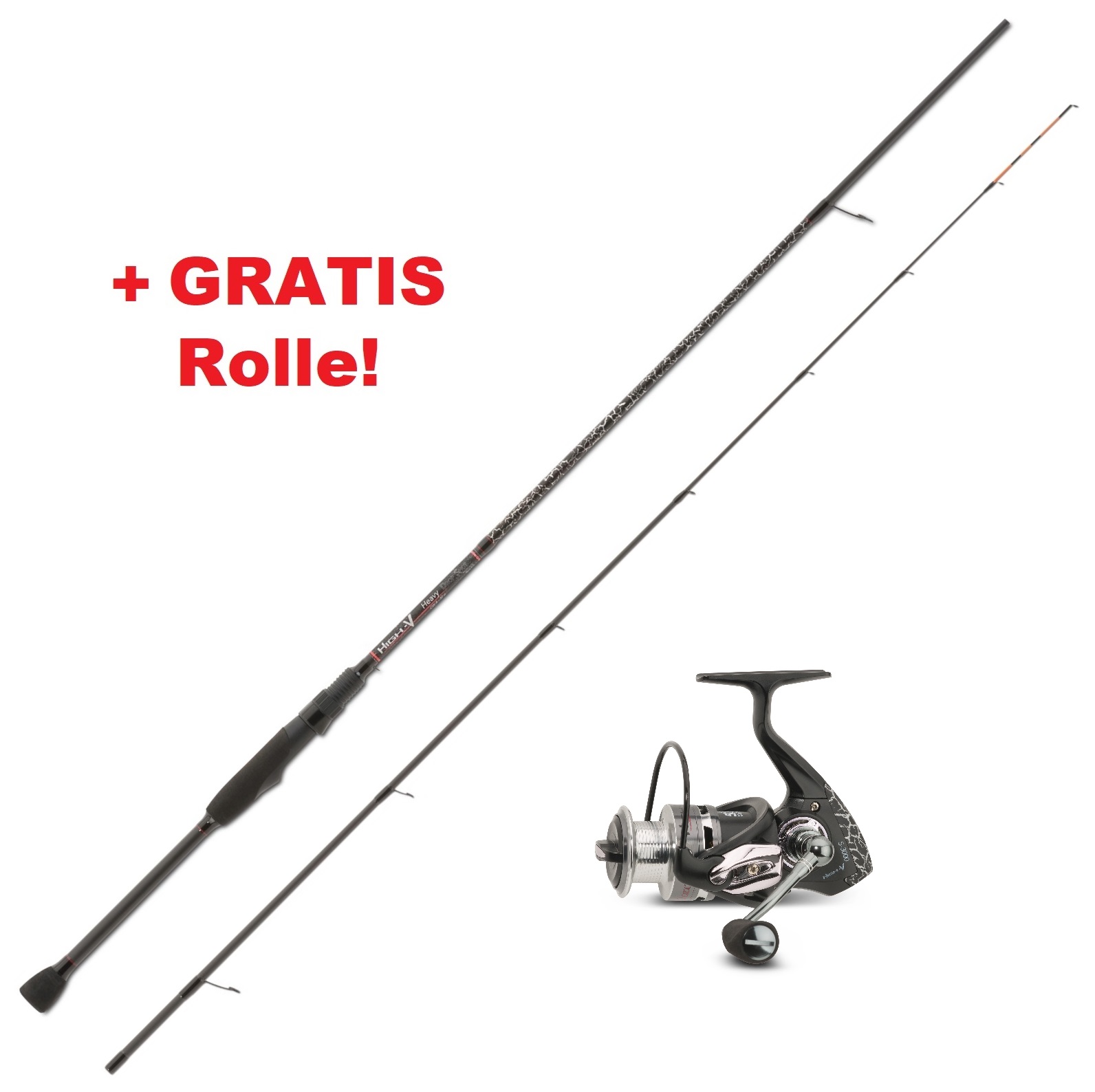 Bild von IRON CLAW HIGH-V HEAVY DROP SHOT  + Gratis Rolle!