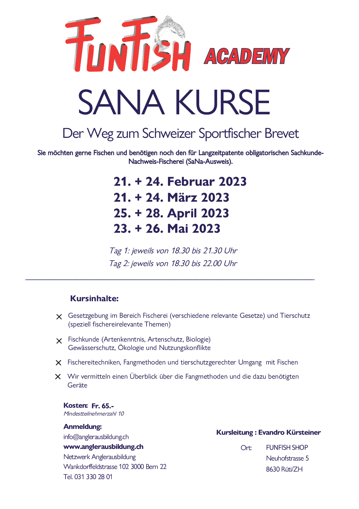 Bild von FUNFISH SANA KURS